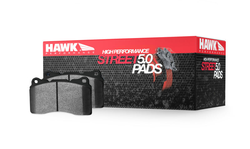 Hawk Performance 2010-2013 Chevy Corvette Grand Sport (One-Piece Pads) High Perf. Street 5.0 Front Brake Pads - Brakes