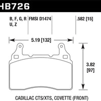 Hawk Performance 2010-2015 Chevy Camaro SS HPS Street Front Brake Pads - Brakes Rotors &