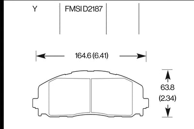 Hawk Performance 2018 Jeep Wrangler Rubicon LTS Street Front Brake Pads - Brakes Rotors &