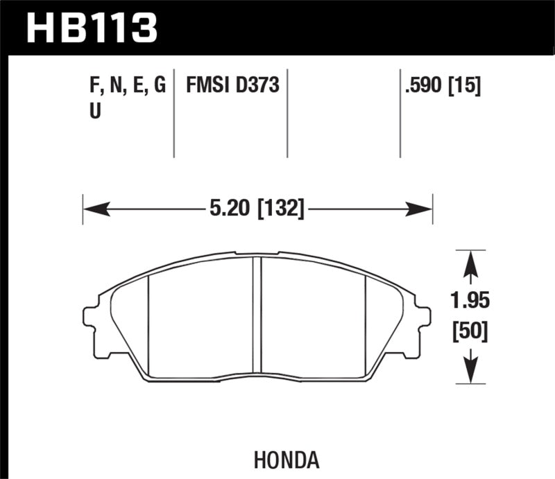 Hawk Performance 88-91 Honda Civic RT 4WD DTC-70 Front Race Brake Pads - Brakes Rotors &
