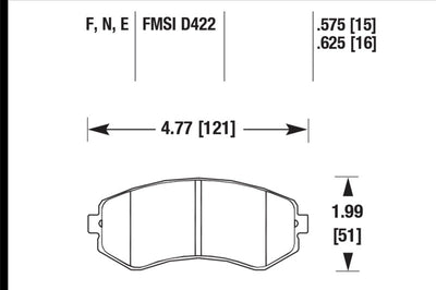 Hawk Performance 89-93 240SX LE & SE (non-ABS) Base / 94-96 HP + Street Front Brake Pads - Brakes Rotors