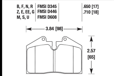 Hawk Performance 91-96 Porsche 911 HPS 5.0 Street Rear Brake Pads - Brakes Rotors &