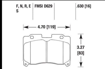 Hawk Performance 93-98 Toyota Supra TT HPS 5.0 Street Front Brake Pads - Brakes Rotors &