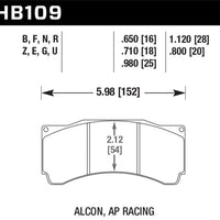 Hawk Performance Alcon TA-6 / AP Racing CP5060-2/3/4/5ST / CP5555 / Rotora FC6 DTC-70 Race Brake Pads - Brakes Rotors &