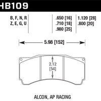Hawk Performance Alcon TA-6 / AP Racing CP5060-2/3/4/5ST / CP5555 / Rotora FC6 HP + Street Brake Pads - Brakes Rotors &