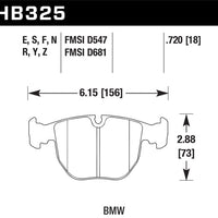 Hawk Performance HP + Street Brake Pads - Brakes Rotors &