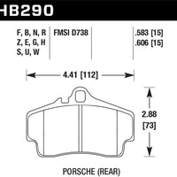 Hawk Performance HP + Street Brake Pads - Brakes Rotors &