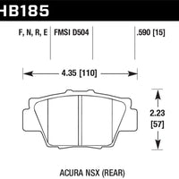 Hawk Performance HP + Street Brake Pads - Brakes Rotors &