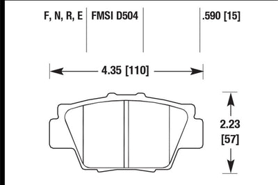 Hawk Performance HP + Street Brake Pads - Brakes Rotors &
