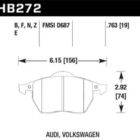 Hawk Performance HP + Street Brake Pads - Brakes Rotors &
