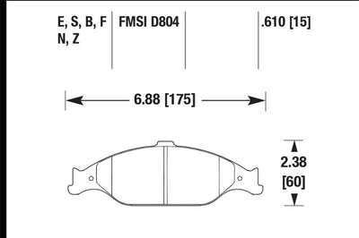 Hawk Performance HP + Street Brake Pads - Brakes Rotors &