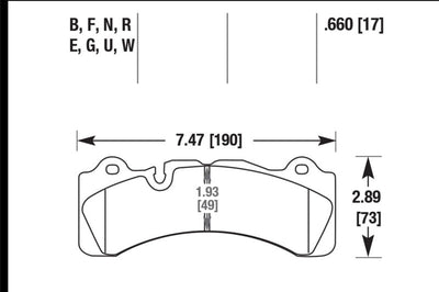 Hawk Performance HPS Street Brake Pads - Brakes Rotors &