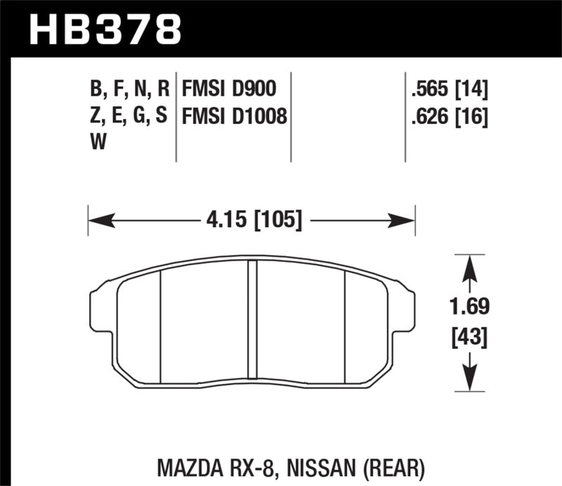 Dtc Pro Rx Hawk Performance - Hawk Mazda RX-8 / Nissan Track – Topline Performance ...
