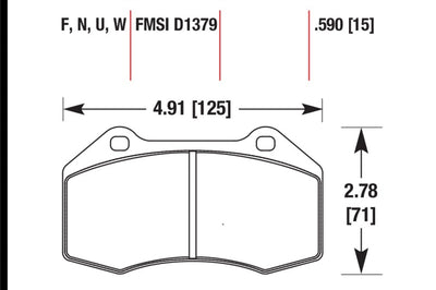 Hawk Performance Miata Brembo / Renault Clio / Cobalt SS HP + Street Front Brake Pads - Brakes Rotors &