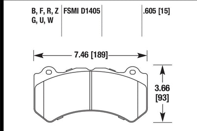 Hawk Performance Ceramic Street Brake Pads - Brakes Rotors &