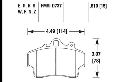 Hawk Performance Ceramic Street Brake Pads - Brakes Rotors &
