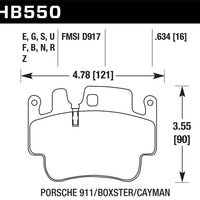 Hawk Performance Porsche Front HP + Brake Pads - Brakes Rotors &