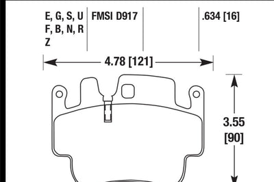Hawk Performance Porsche Front HP + Brake Pads - Brakes Rotors &