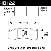 Hawk Performance Stoptech ST-60 Caliper DTC-30 Race Brake Pads - Brakes Rotors &