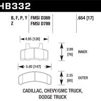 Hawk Performance Super Duty Street Brake Pads - Brakes Rotors &