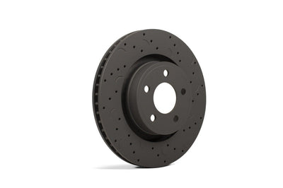 Hawk Performance Talon 2001 Ford Mustang GT Bullitt Drilled and Slotted Front Brake Rotor Set - Brakes Rotors & Pads