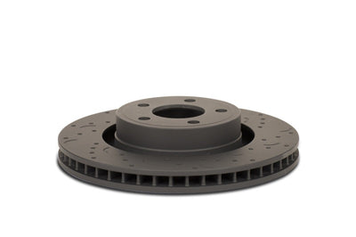 Hawk Performance Talon 2002 Acura RSX Base Drilled and Slotted Front Brake Rotor Set - Brakes Rotors & Pads