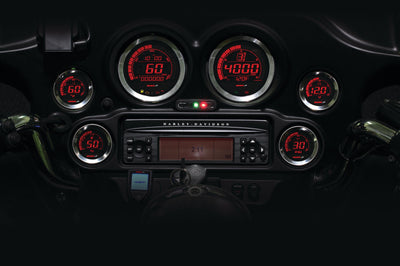 Koso Hd-02 Series Gauge Kit Black Bezel Oil Temp - Harddrive Products