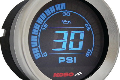 Koso Hd-02 Series Gauge Kit Black Bezel Oil Temp - Harddrive Products