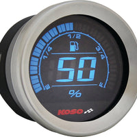 Koso Hd-02 Series Gauge Kit Black Bezel Oil Temp - Silver - Harddrive Products
