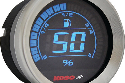 Koso Hd-02 Series Gauge Kit Black Bezel Oil Temp - Harddrive Products