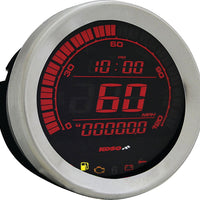 Koso Hd-02 Series Gauge Kit Black Bezel Oil Temp - Silver - Harddrive Products