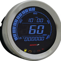 Koso Hd-02 Series Gauge Kit Black Bezel Oil Temp - Silver - Harddrive Products