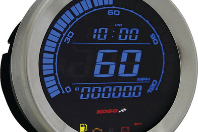 Koso Hd-02 Series Gauge Kit Black Bezel Oil Temp - Harddrive Products