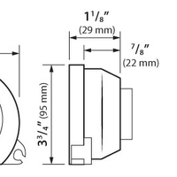 Koso Hd-03 Series Gauge `14-23 Flh Flt
