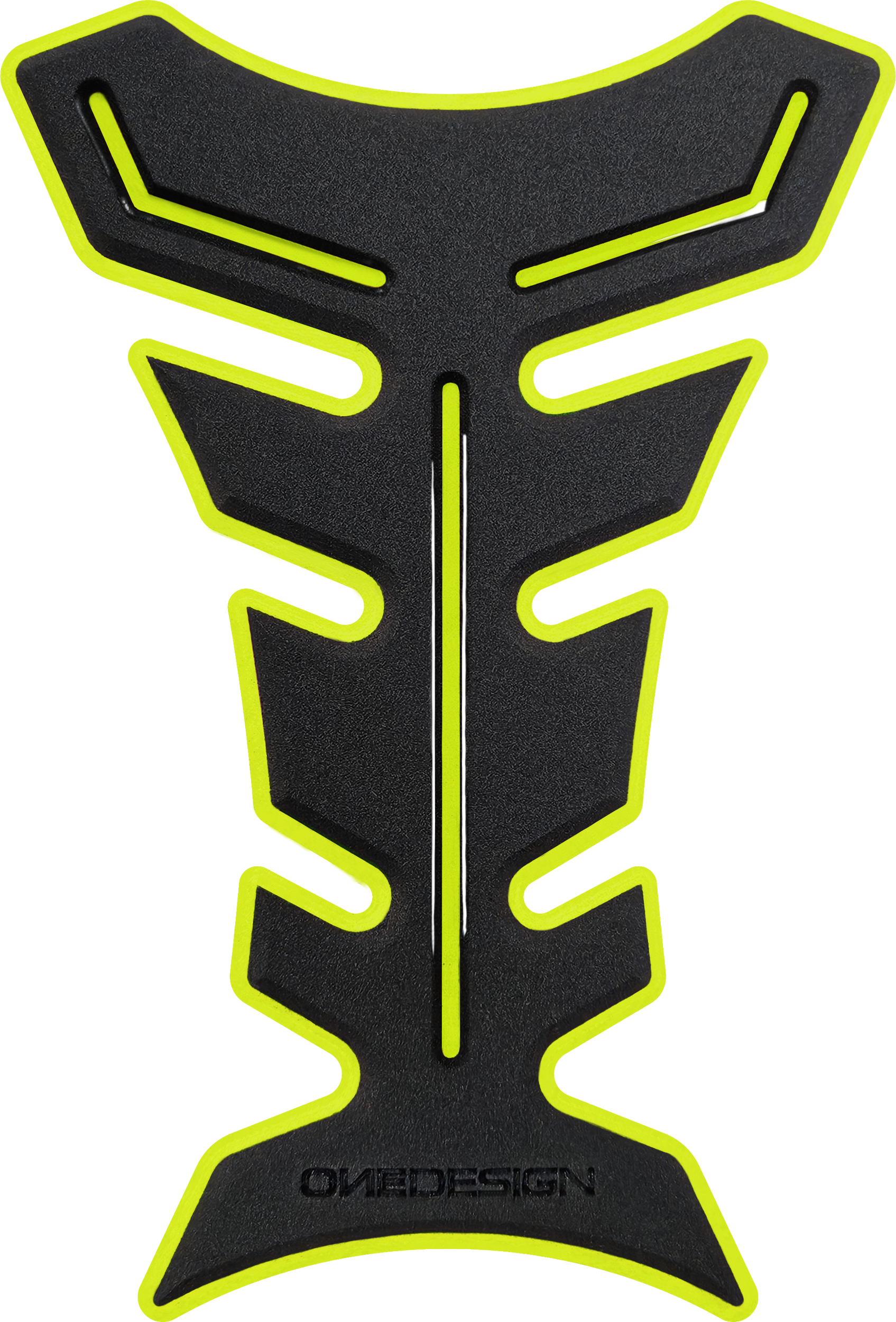 ONE EMBLEMS Hdf Tankpad Black/Yellow