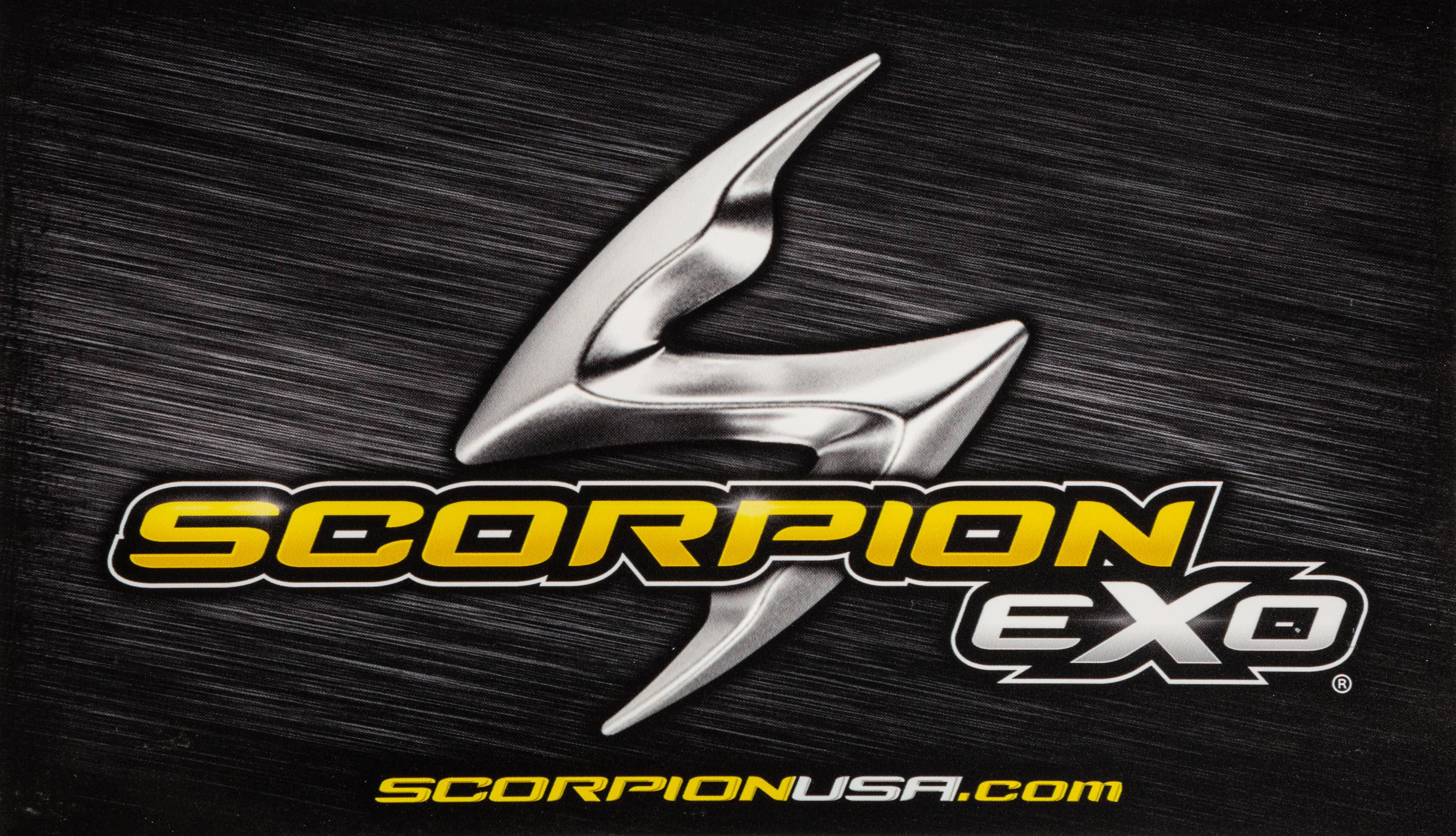Scorpion Exo Header Sign 6mm 12.94 Sintra Single-sided W/ Velcro - Harddrive Products