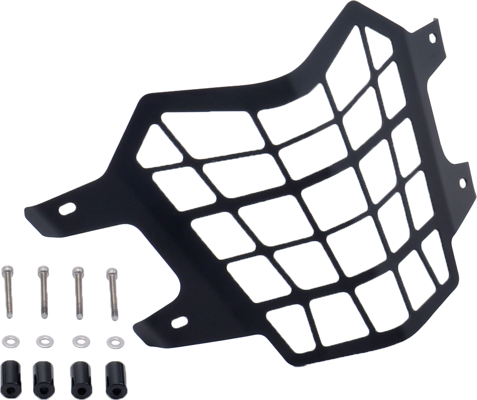 Zeta Headlight Guard Black Yam - Street Collection