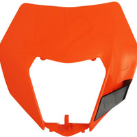 Polisport Headlight Mask Ktm Orange - White - Offroad Collection