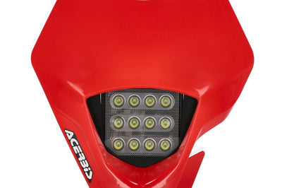 Acerbis Headlight Mask Vsl Beta Red - Snowmobile Collection