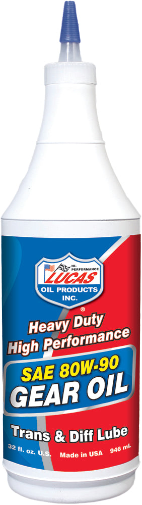 Lucas Heavy Duty Gear Oil 80w-90 Qt - Watercraft Collection