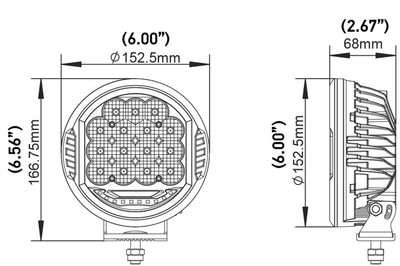 Hella 500 LED Driving Lamp Kit - Lights