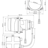 Hella 90MM Bi-Xenon High/Low Beam Module Head Lamp - Lights