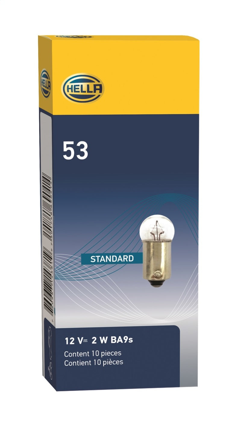 Hella Bulb 53 12V 2W 1CP BA9s G3.5 - Lights