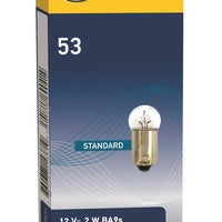 Hella Bulb 53 12V 2W 1CP BA9s G3.5 - Lights