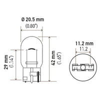 Hella Bulb 7441 12V 27W W3X16d T6.5 - Lights