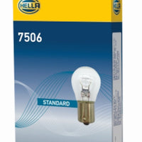 Hella Bulb 7506 12V 21W BA15s S8 - Lights
