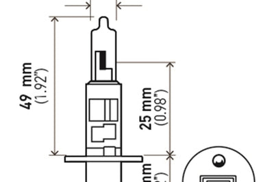 Hella Bulb H1 12V 55W P14.5s T2.5 LONGLIFE - Lights