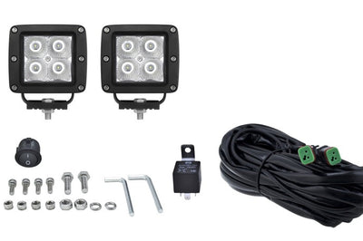 Hella HVF Cube 4 LED Off Road Kit - Lights