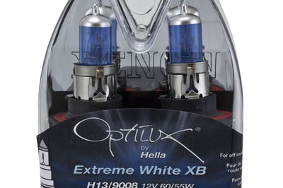 Hella Optilux H13/9008 12V 60/55W XB Xenon White Bulbs (Pair) - Lights