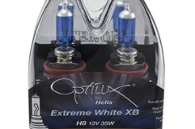 Hella Optilux H8 12V/35W XB Xenon White Bulb (pair) - Lights